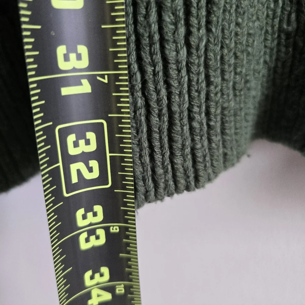 Free People | Montana Cable Knit Cardigan Green M